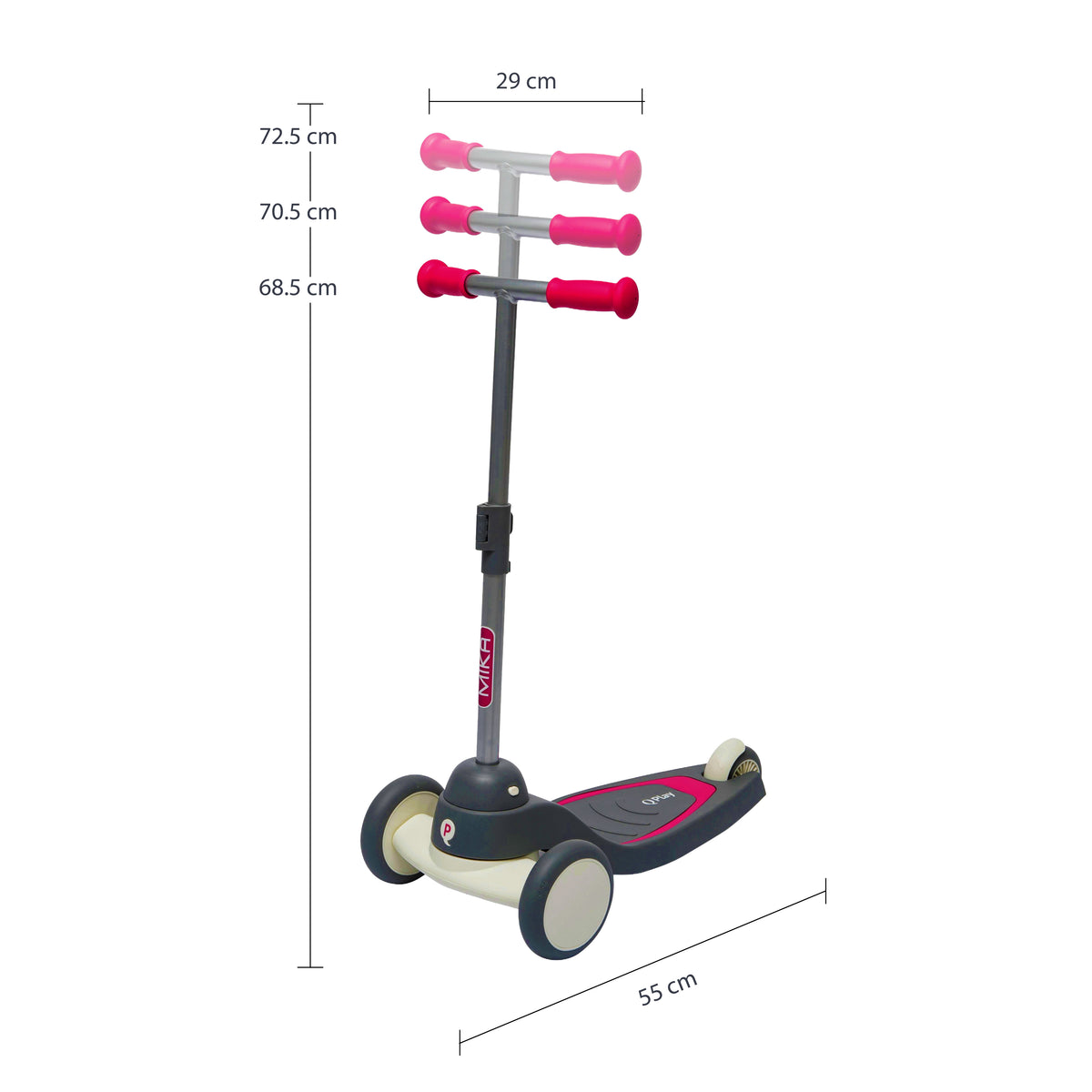 QPlay Mika LED Scooter – Rose – view 6