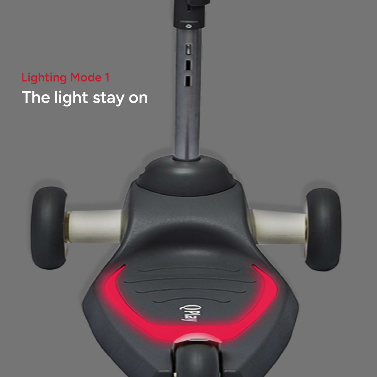 QPlay Mika LED Scooter – Rose – view 10