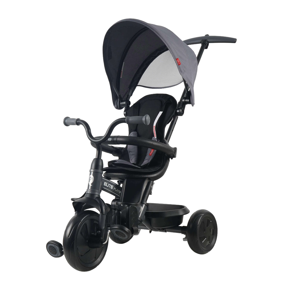 QPlay Elite Platinum 6-in-1 Tricycle – Grey – view 1