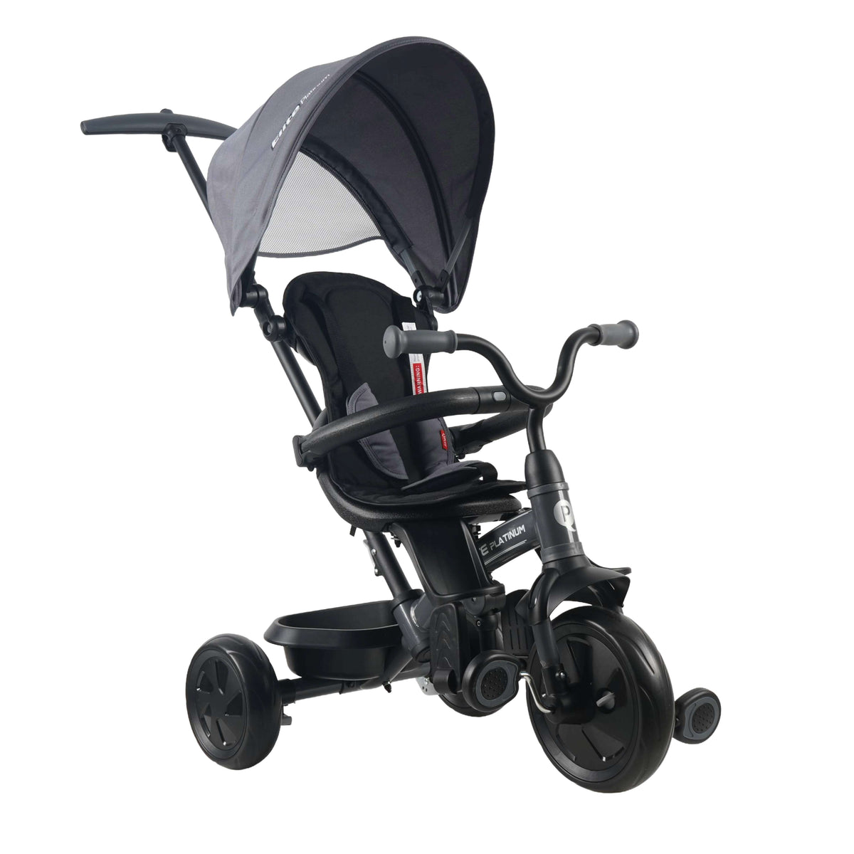 QPlay Elite Platinum 6-in-1 Tricycle – Grey – view 7