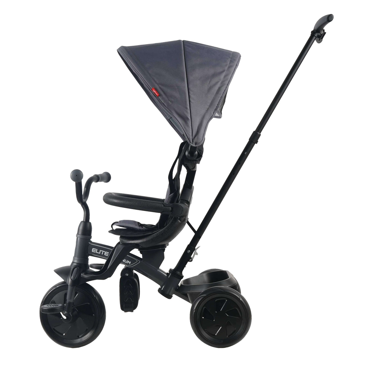 QPlay Elite Platinum 6-in-1 Tricycle – Grey – view 10