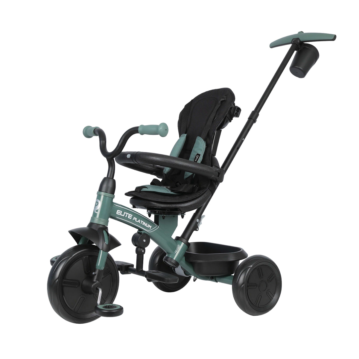 QPlay Elite Platinum 6-in-1 Tricycle – Green – view 11