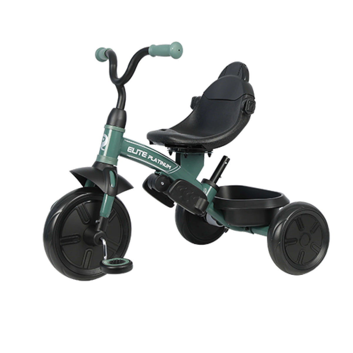 QPlay Elite Platinum 6-in-1 Tricycle – Green – view 3