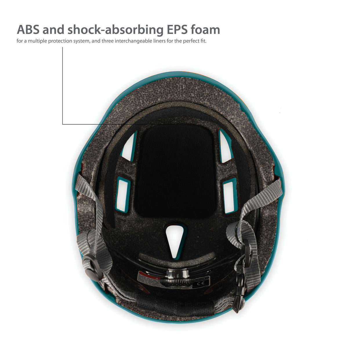 QPlay Manbo Kids Helmet – Sky Blue – view 4