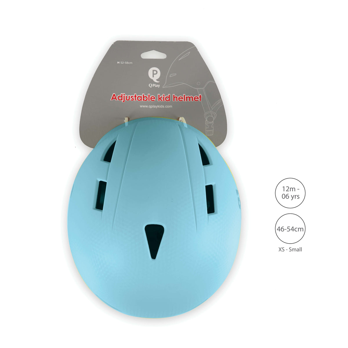 QPlay Manbo Kids Helmet – Sky Blue – view 2