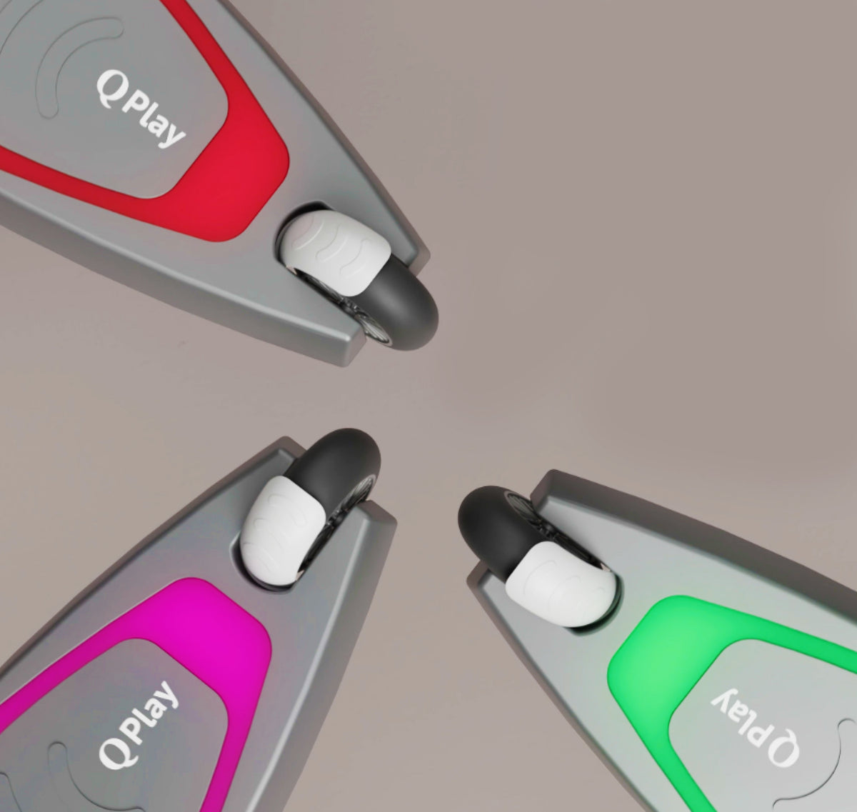 QPlay Mika LED Scooter – Green – view 9