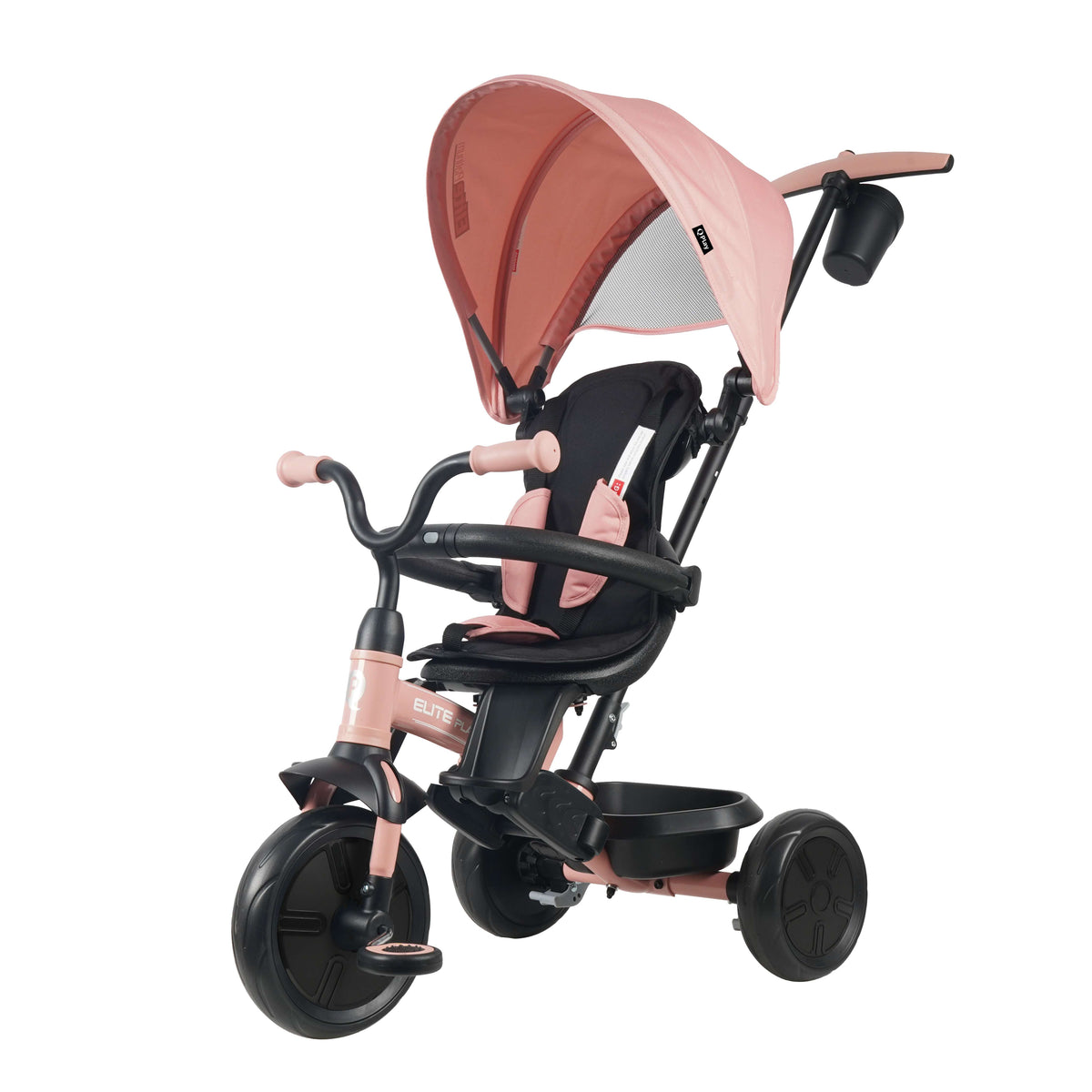 QPlay Elite Platinum 6-in-1 Tricycle – Pink – view 1