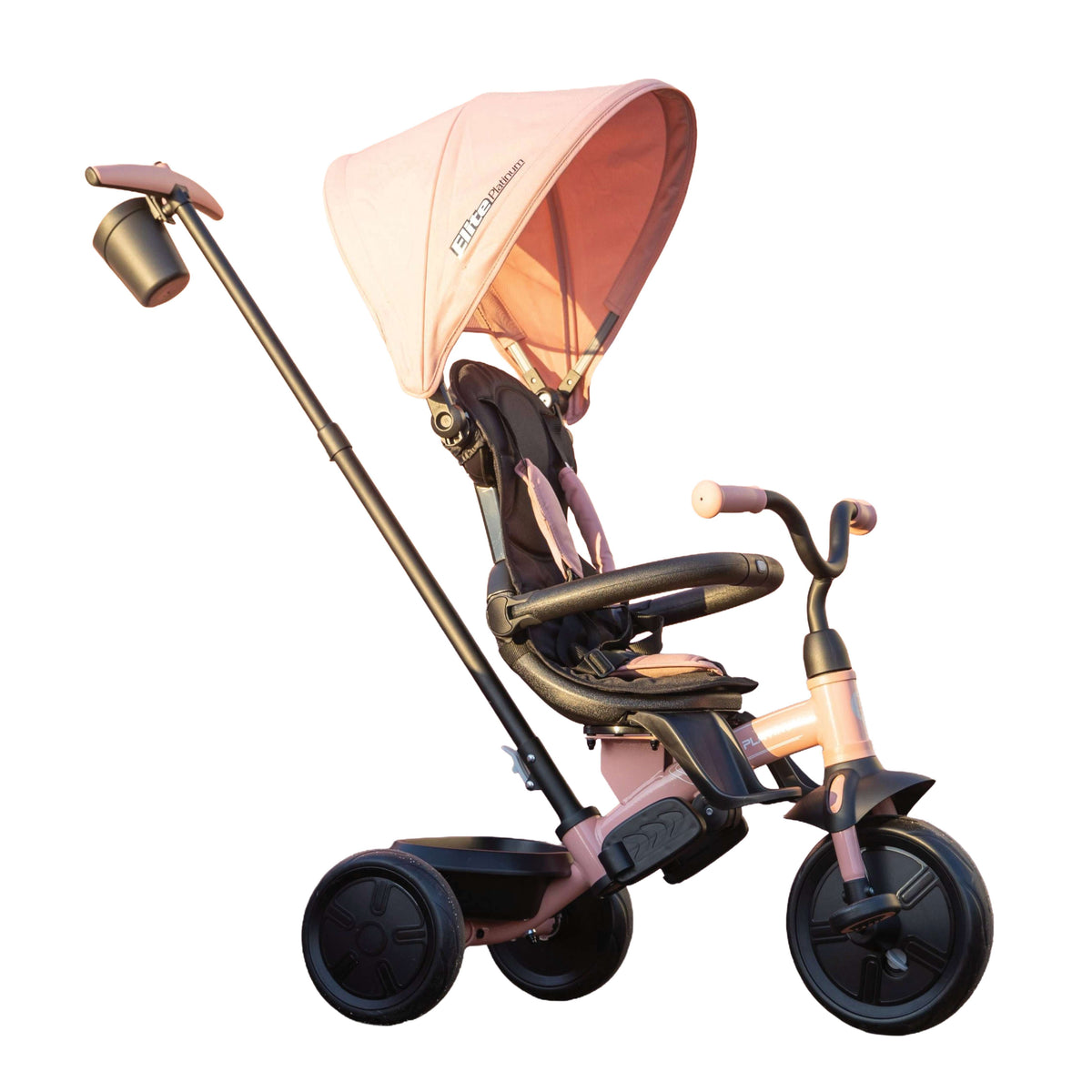 QPlay Elite Platinum 6-in-1 Tricycle – Pink – view 8