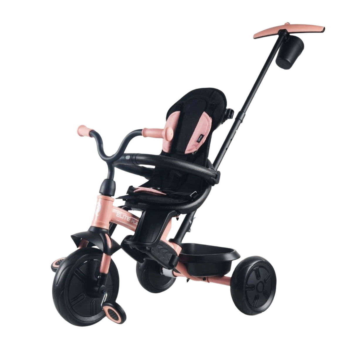 QPlay Elite Platinum 6-in-1 Tricycle – Pink – view 4