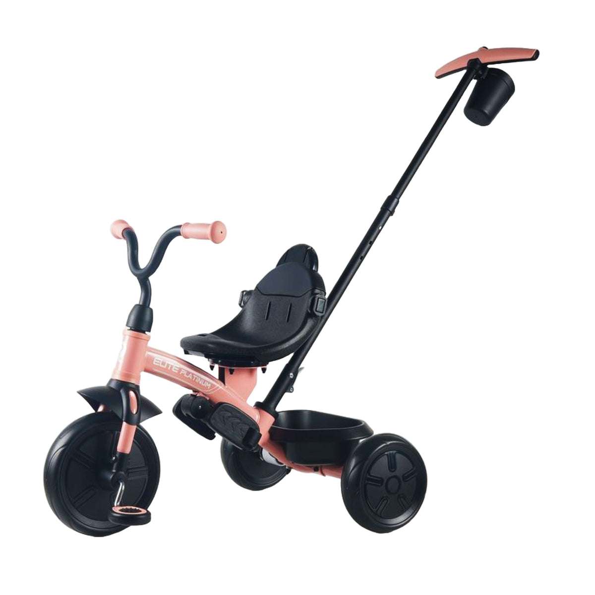 QPlay Elite Platinum 6-in-1 Tricycle – Pink – view 5