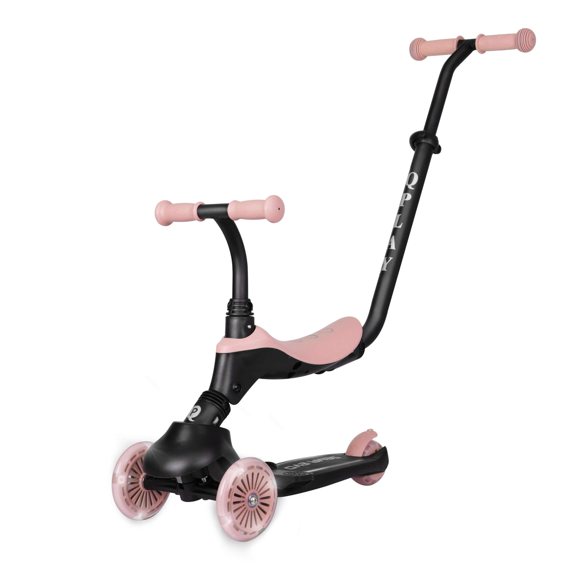 QPlay Sema Evo 5-in-1 Scooter – Coral Pink – view 9