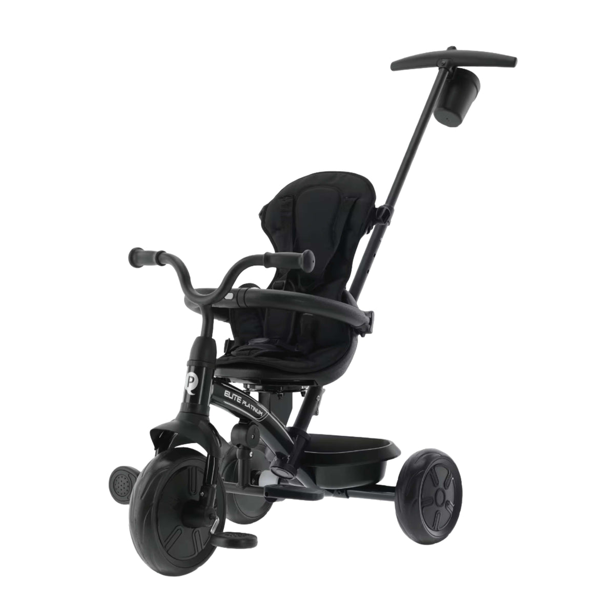 QPlay Elite Platinum 6-in-1 Tricycle – Black – view 5
