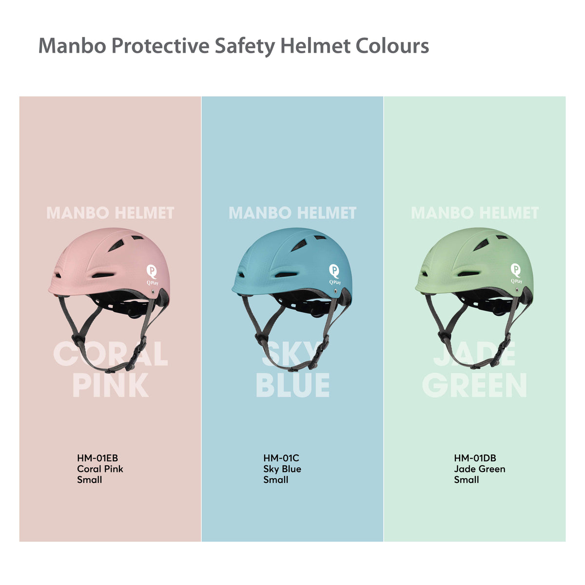 QPlay Manbo Kids Helmet – Jade Green – view 5