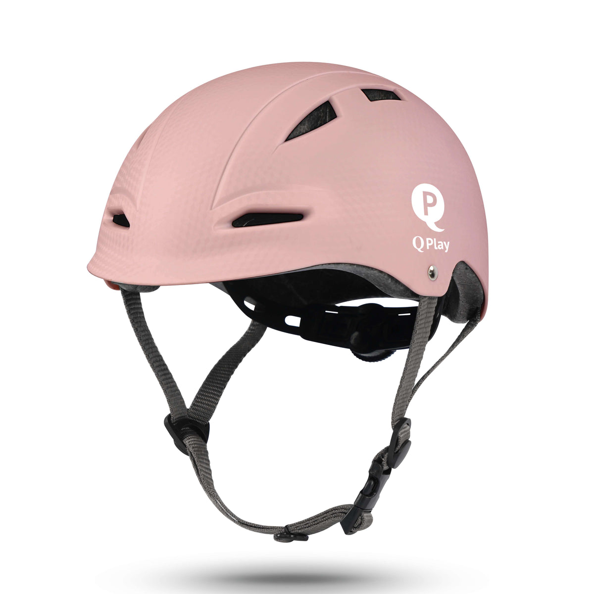 QPlay Manbo Kids Helmet – Coral Pink – view 1