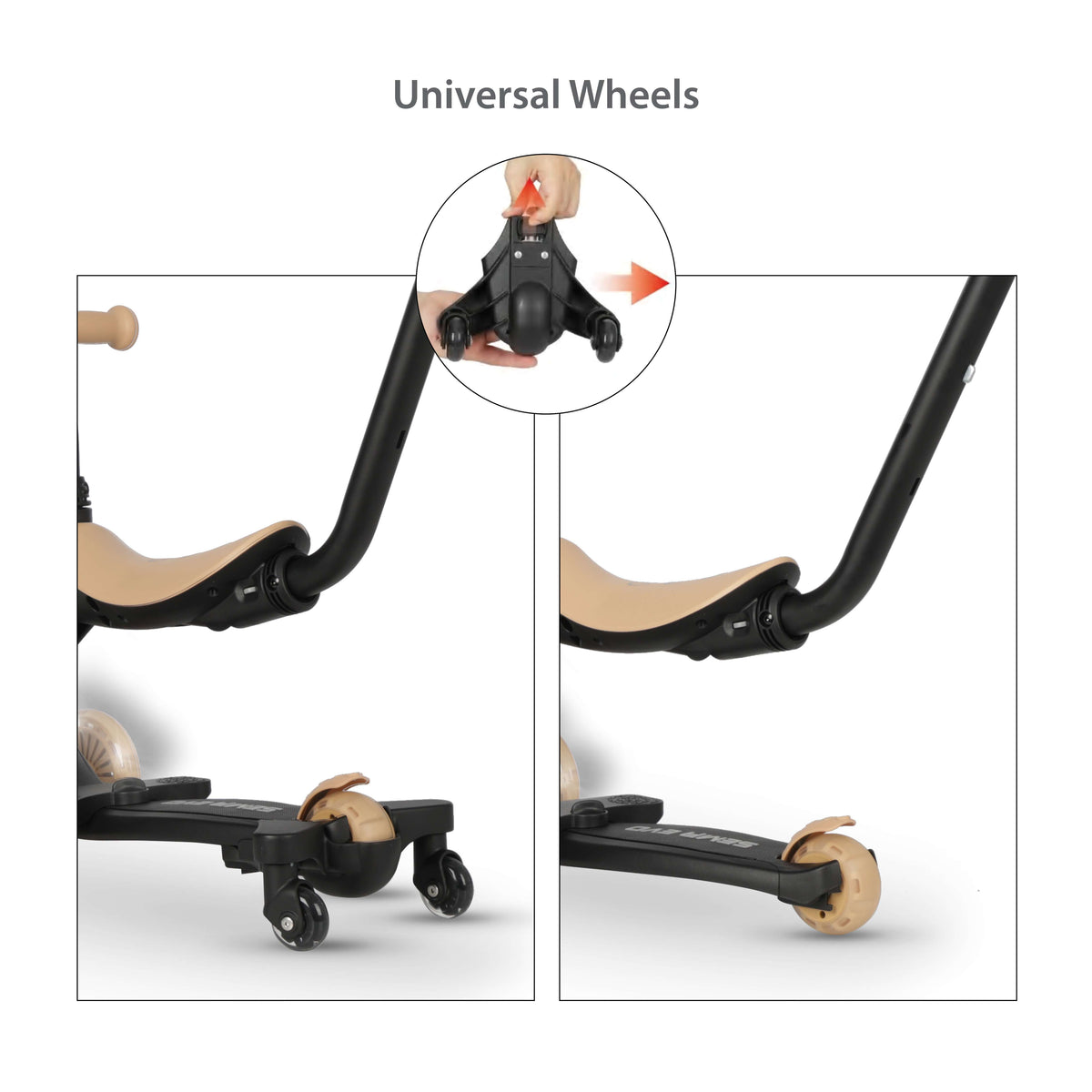 QPlay Sema Evo 360° Swivel Wheel – view 6