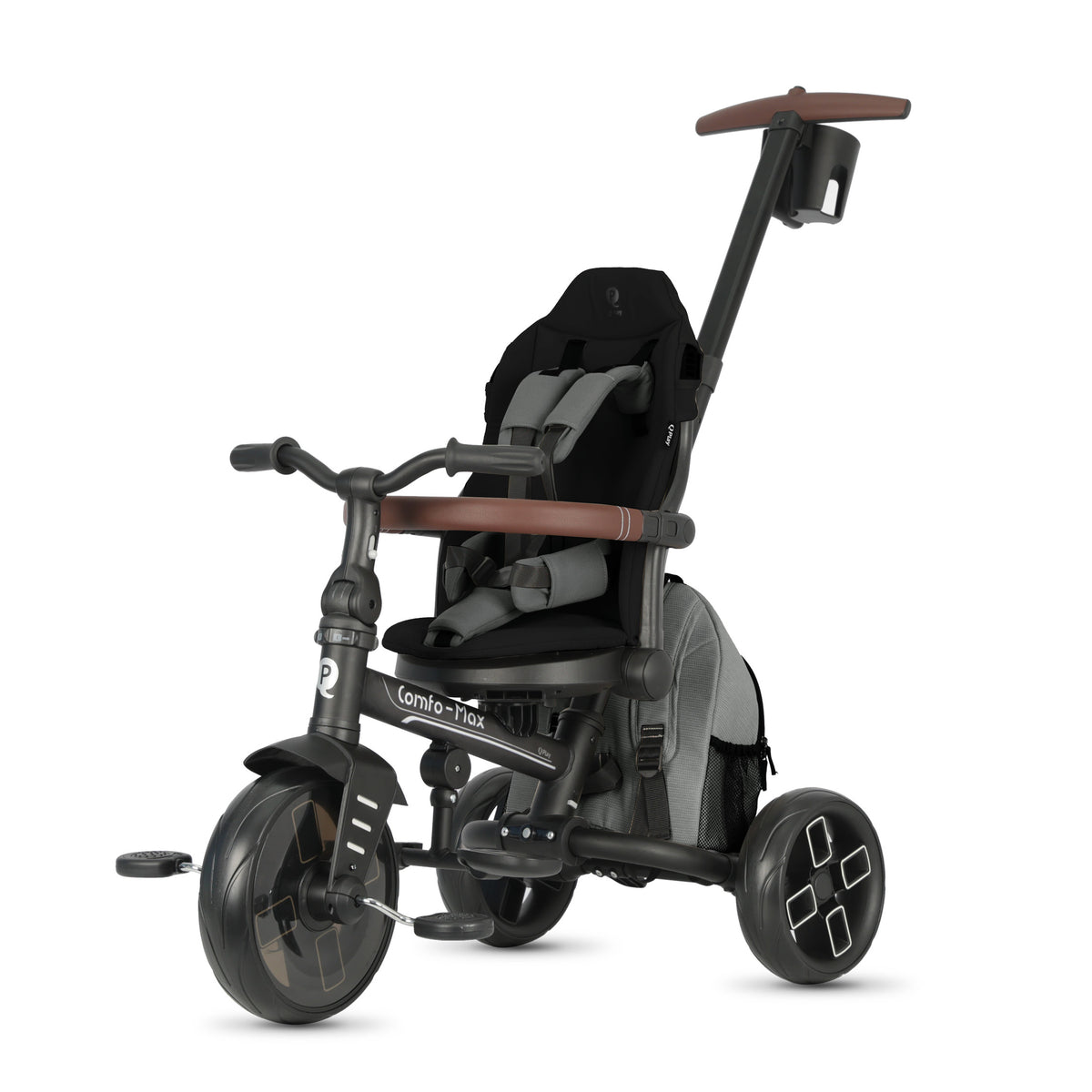 QPlay Comfo Max 7-in-1 Tricycle – Grey – view 17