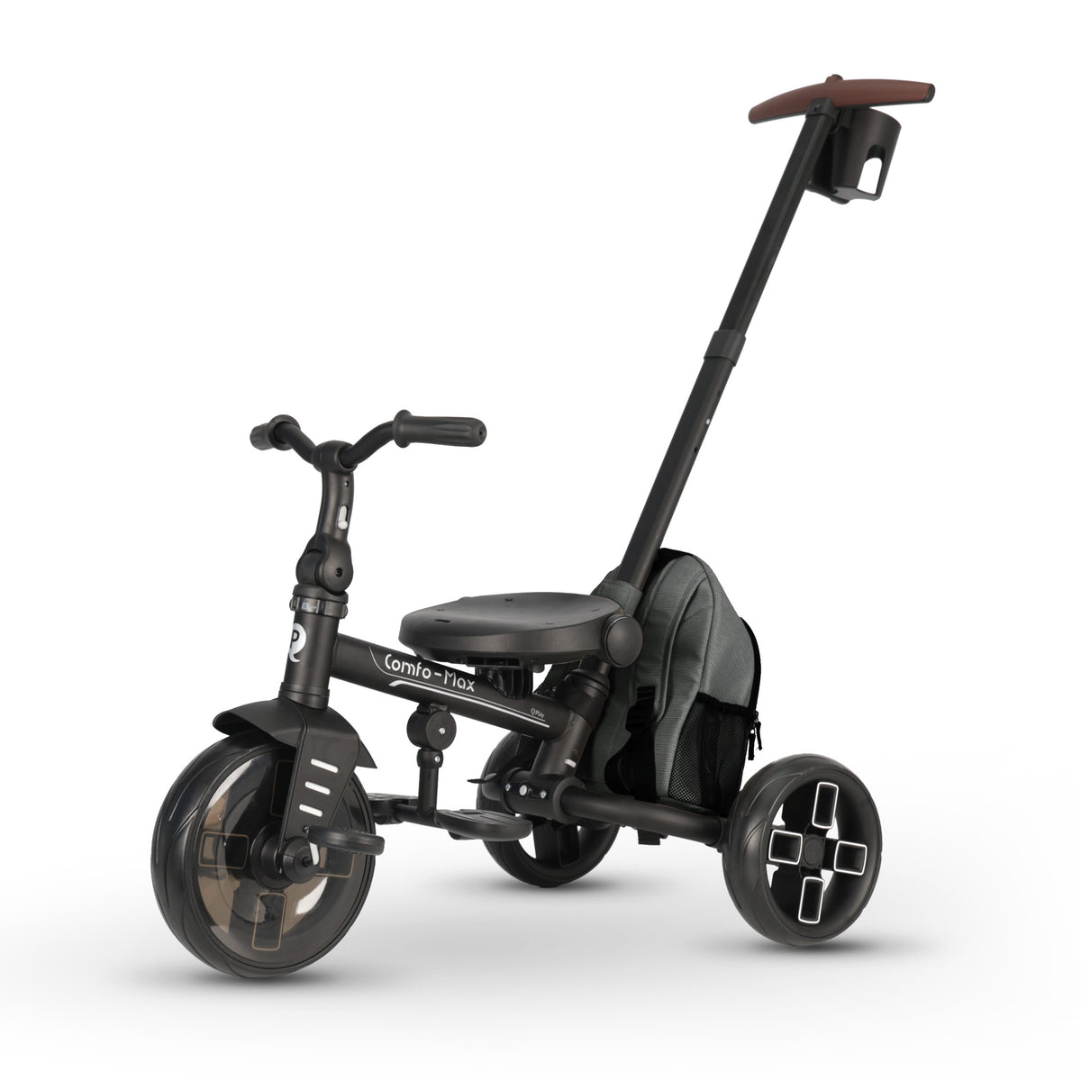 QPlay Comfo Max 7-in-1 Tricycle – Grey – view 18