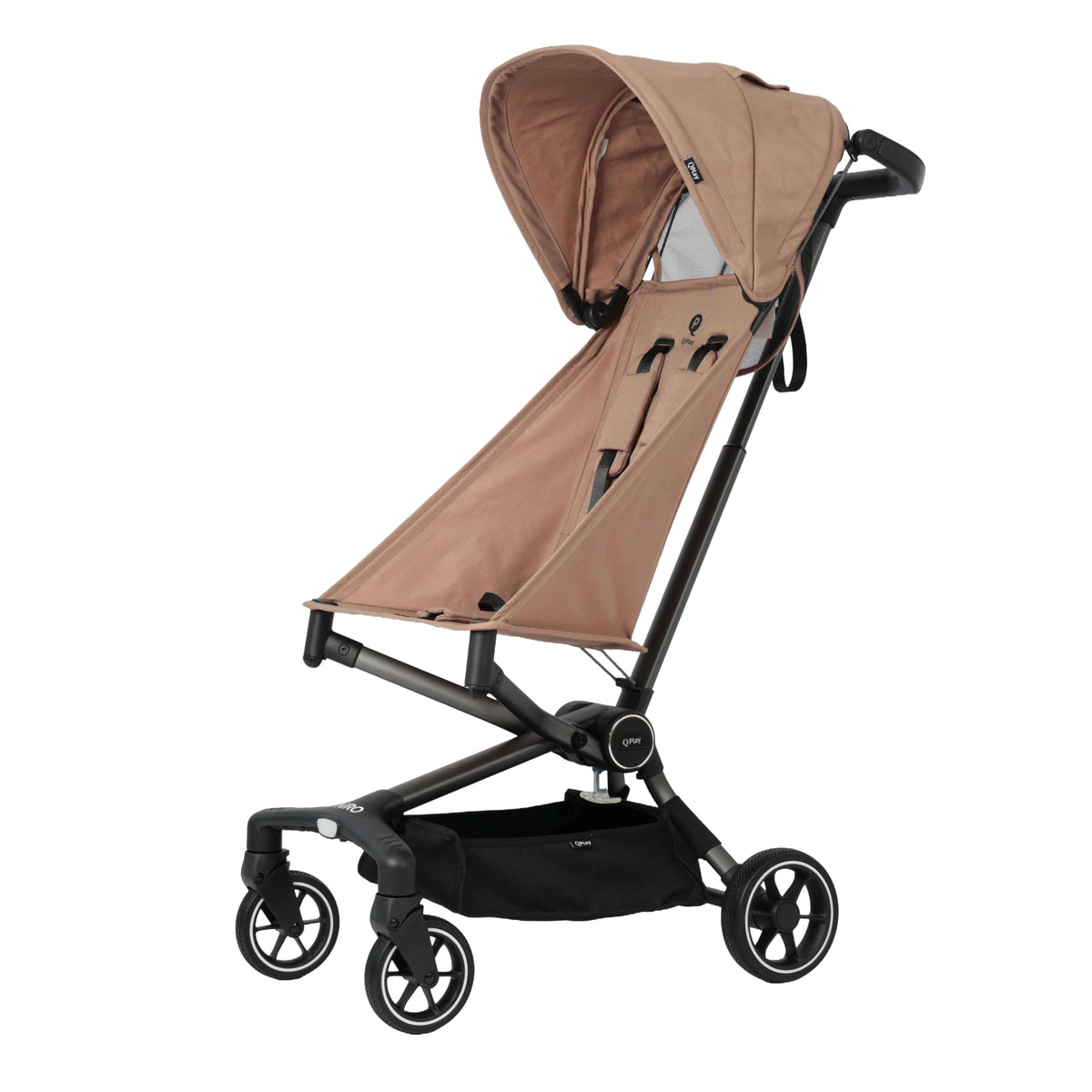 QPlay Airo Stroller – Brown – view 1